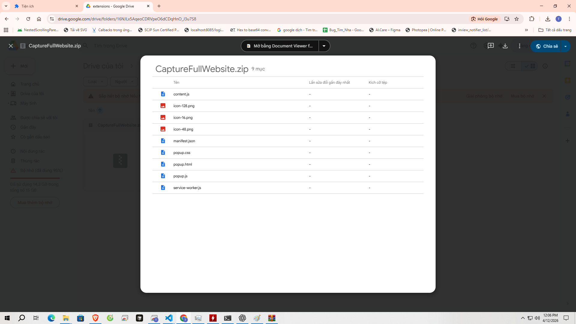 Preview ảnh sau khi capture và tải về